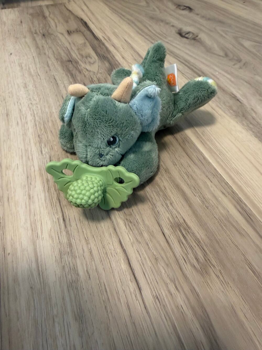 RaZ Buddy Raz Baby Dragon Pacifier Plush Soft Baby Lovey & Pacifier Teether